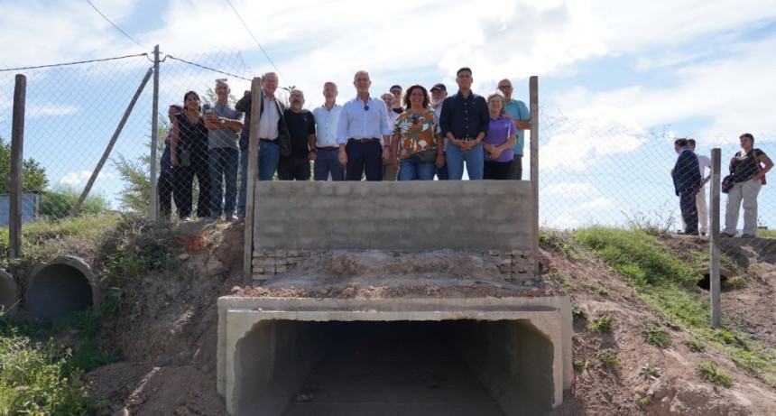 La Plata: Alak inaugur&oacute; la primera etapa de una obra hidr&aacute;ulica clave en Villa Garibaldi