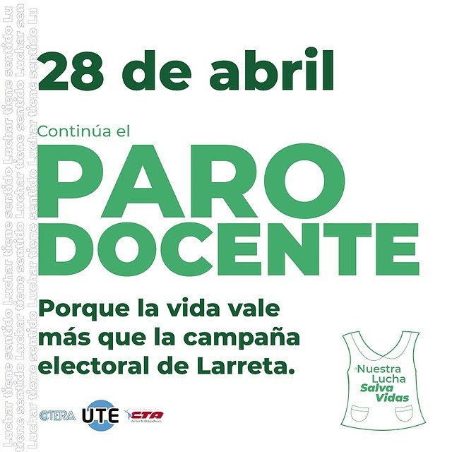 UTE realizara un Paro Docente hoy, “nuestra lucha salva vidas”