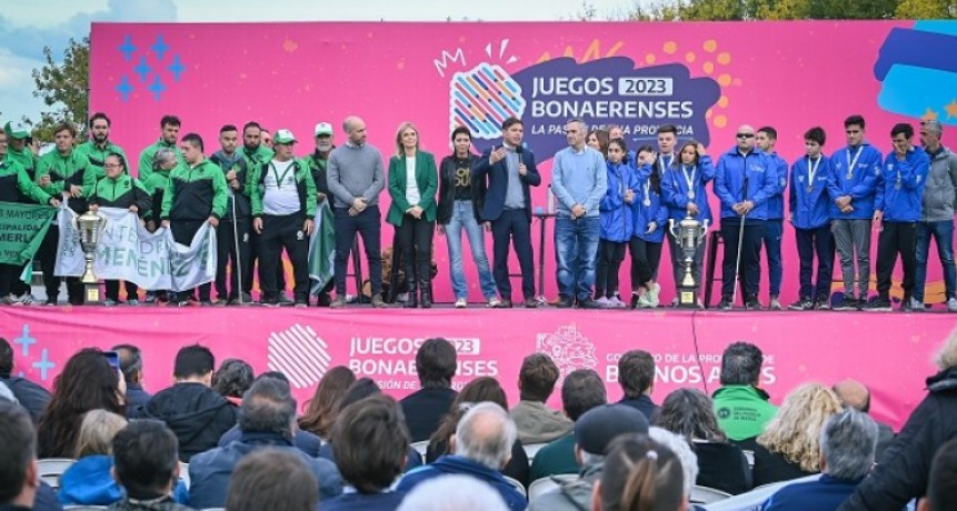 Axel Kicillof y Mayra Mendoza presentaron los Juegos Bonaerenses 2023