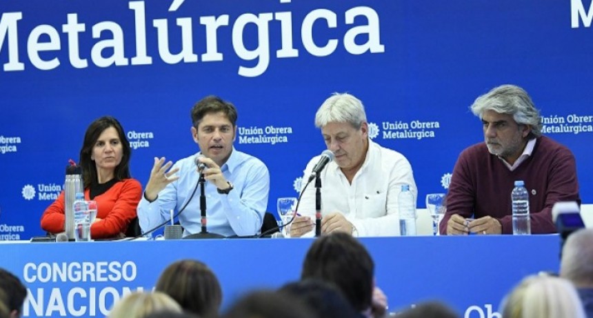 Axel Kicillof participó del cierre del Congreso Nacional de la Unión de Obreros Metalúrgicos