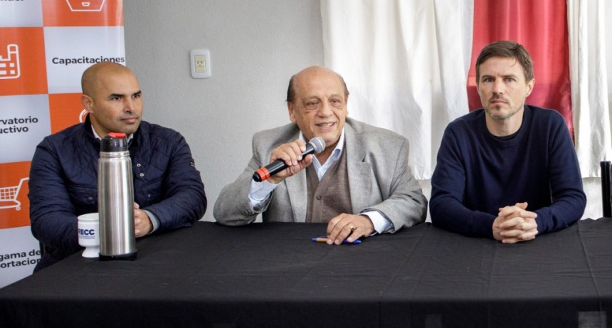 Berazategui: Mussi y Costa inauguraron obras en el parque industrial Plátanos 