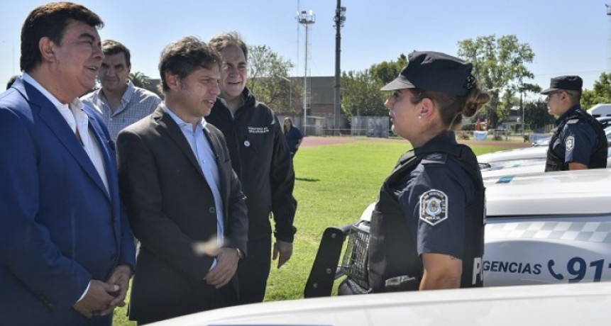 Kicillof puso en funcionamiento 40 nuevos patrulleros en La Matanza