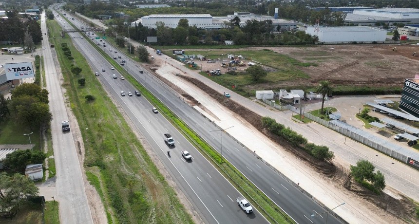 Escobar: Los nuevos accesos a la Panamericana entran en la etapa final de obra