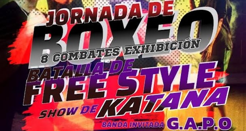 Gral. Villegas: Se realizara un evento de boxeo y freestyle en el distrito