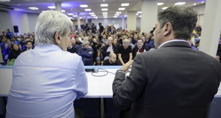 Kicillof y Furlán encabezaron el cierre del Congreso Nacional de la UOM