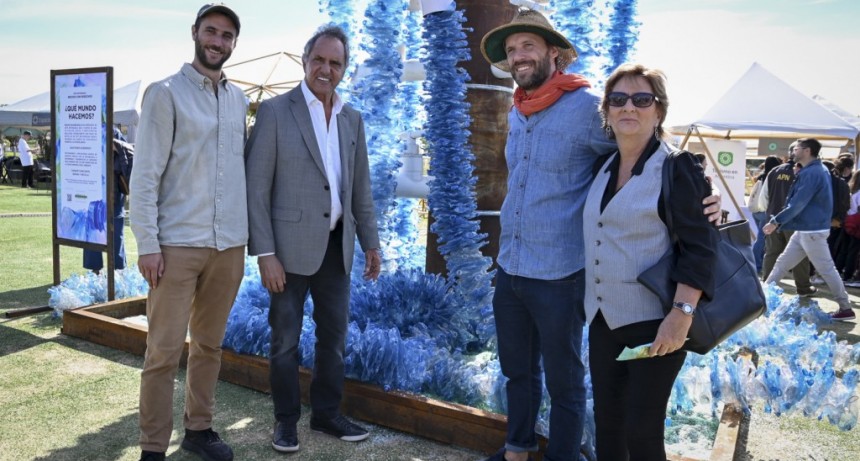 Scioli y Lamas participaron de la Bioferia
