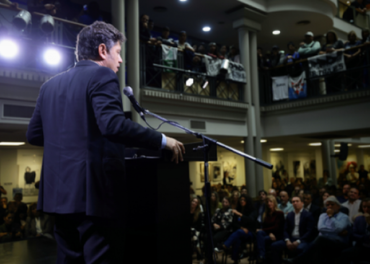 Kicillof presentó un programa para prevenir el delito y la reincidencia juvenil en Alte. Brown