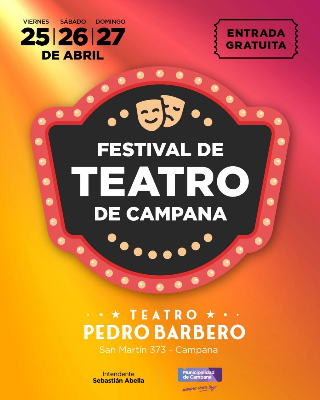 Campana: Se realizará el primer Festival de Teatro de la ciudad