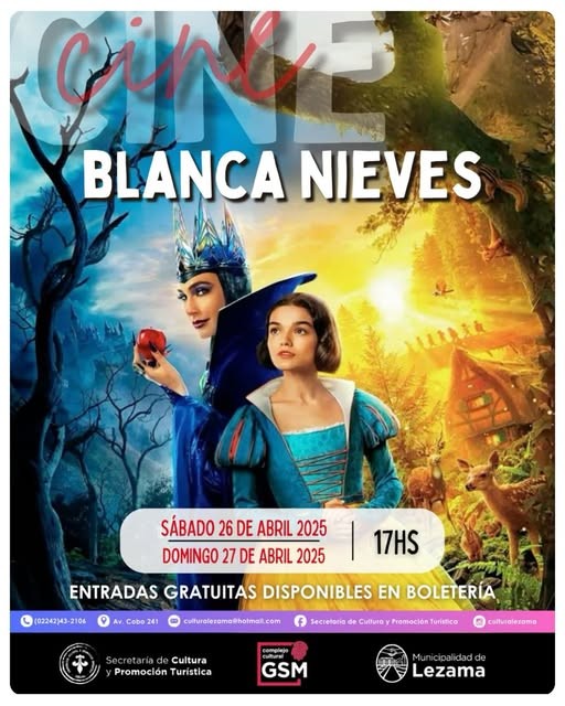 Lezama: Arranca la temporada de Cine en el Complejo cultural Gral. San Martín