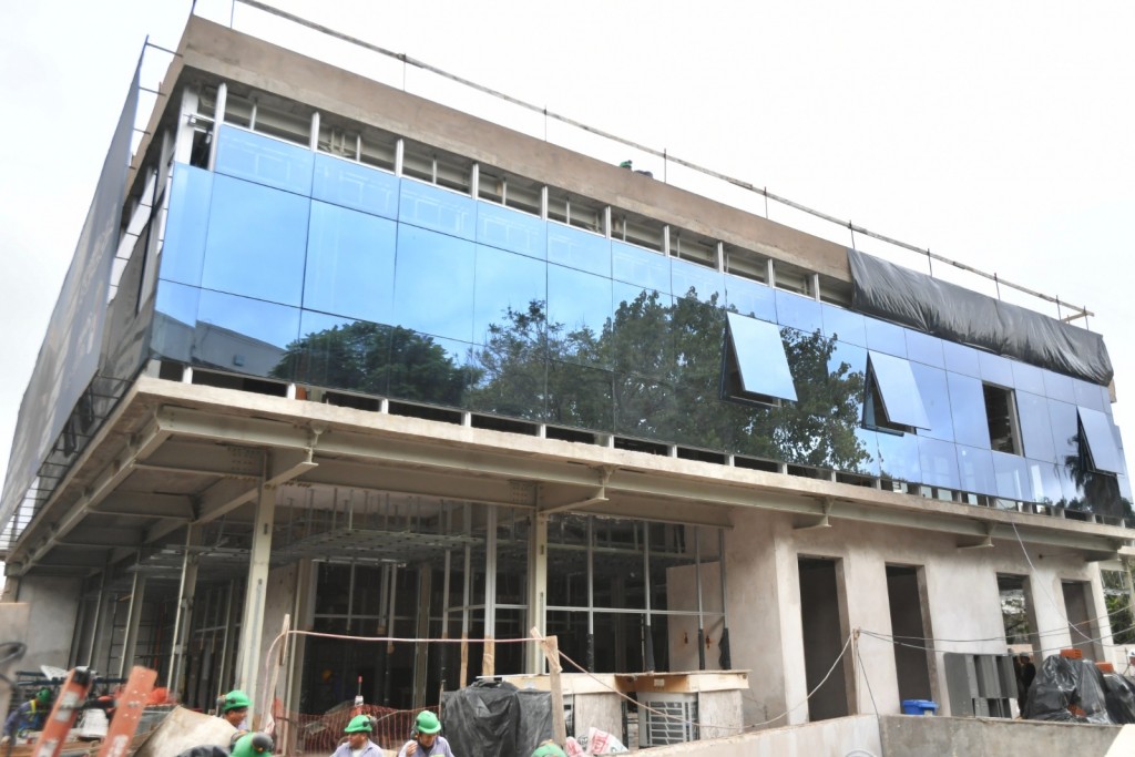 Vicente López: Soledad Martínez recorrió los avances de obra del nuevo Centro de Monitoreo