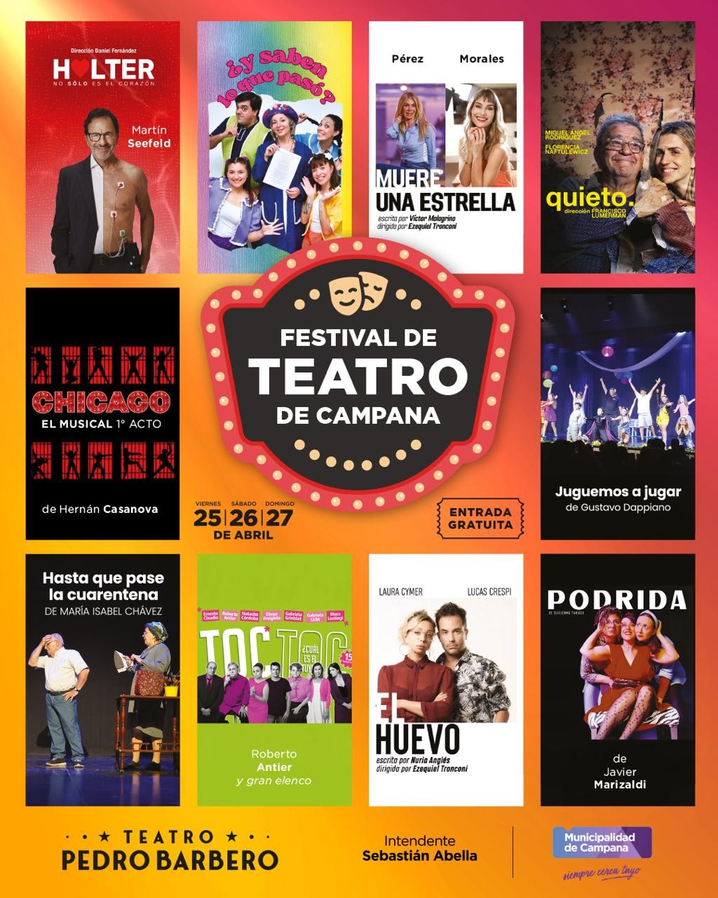 Campana: Comenzó el primer Festival de Teatro del distrito