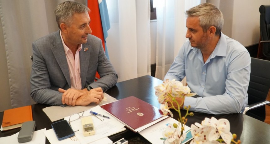 Colón (ER): José Luis Walser se reunió en Paraná con el Presidente de la Cámara de Diputados Gustavo Hein