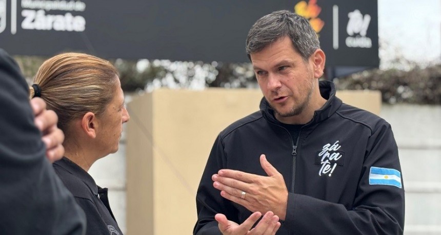 Zárate: El intendente Matzkin comunicó que la base del COZ de Villa Fox ya está operativa