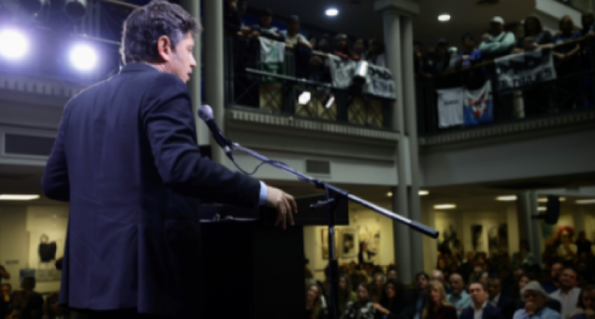 Kicillof presentó un programa para prevenir el delito y la reincidencia juvenil en Alte. Brown