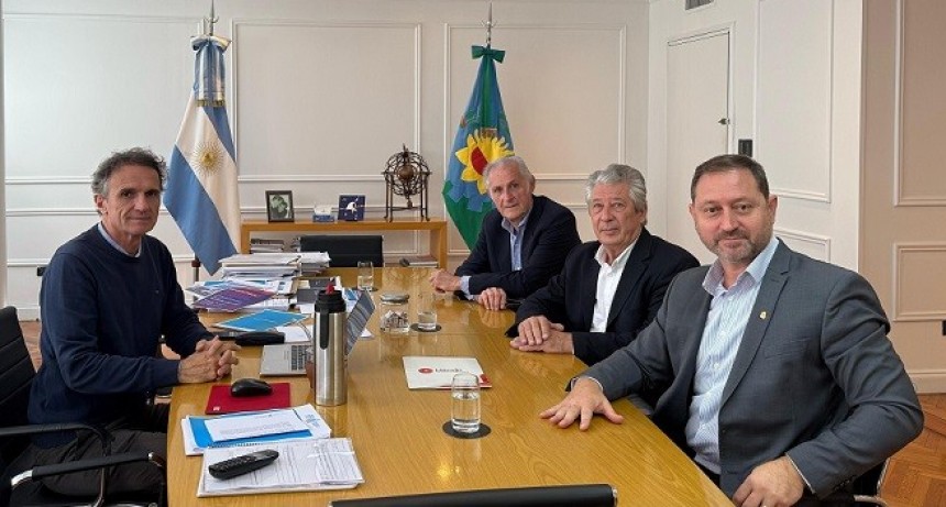 Lincoln: Serenal mantuvo una reunión de trabajo los ministros Katopodis y Batakis