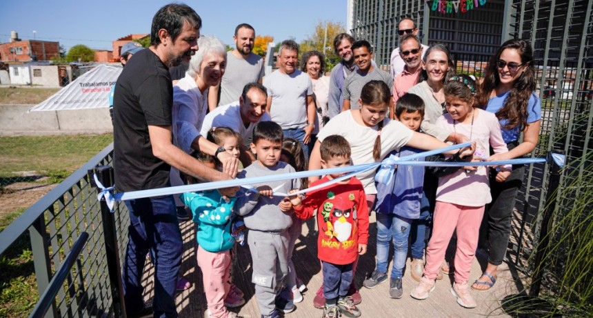 San Martín: Fernando Moreira inauguró la nueva Posta de Salud de Barrio Nuevo