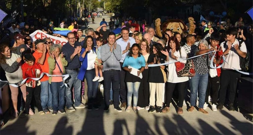 Malvinas Argentinas: Noe Correa, Nardini y Katopodis inauguraron el pavimento de la calle Juan Francisco Seguí Norte