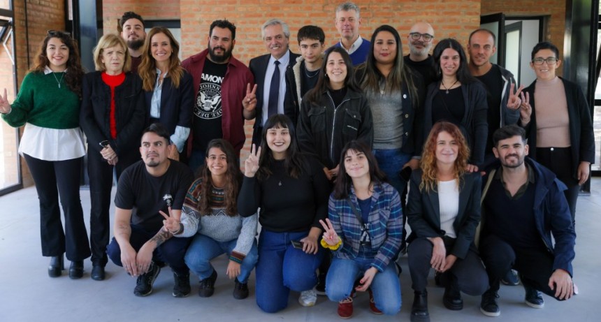 Alberto Fernández inauguró dos nuevos edificios en la Universidad Nacional de Lanús