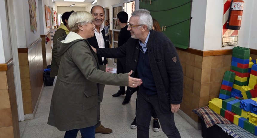 Tigre: Julio Zamora monitoreó la ampliación de la Escuela Primaria N°43 en Gral. Pacheco 