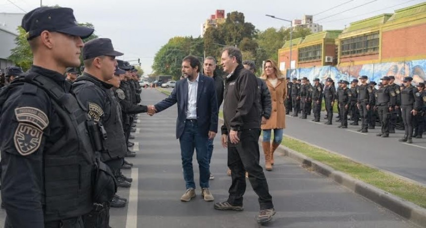San Martín: El Municipio sumó 300 efectivos policiales y 18 vehículos para reforzar la seguridad