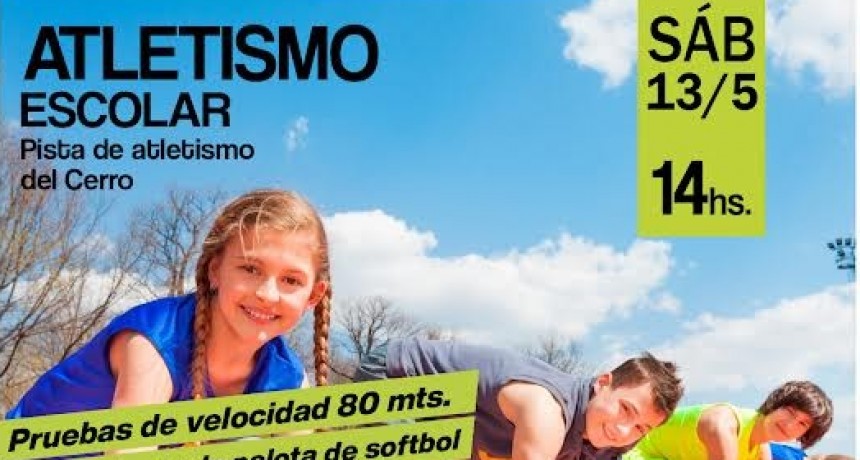 Balcarce: El sábado se realizará una jornada de “Atletismo Escolar” 