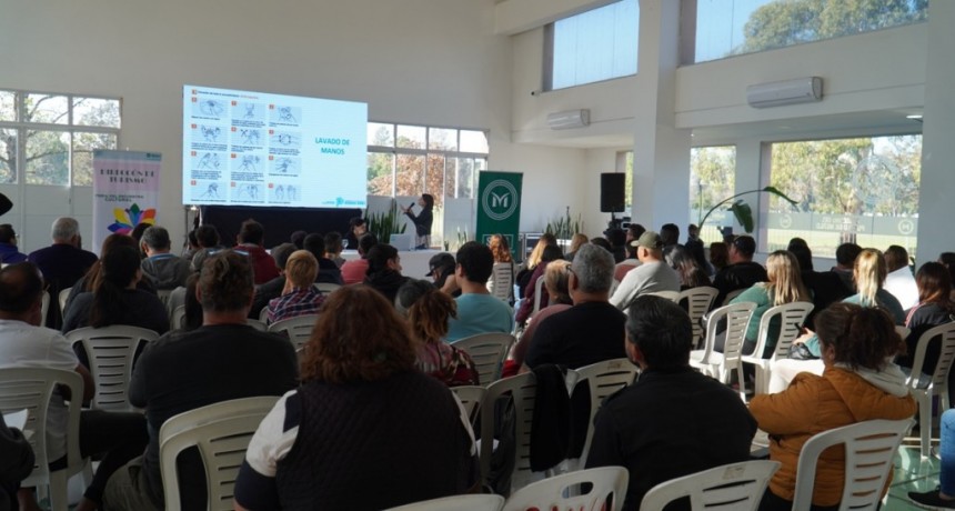 Merlo: Se realizó la capacitación de manipulación de alimentos 