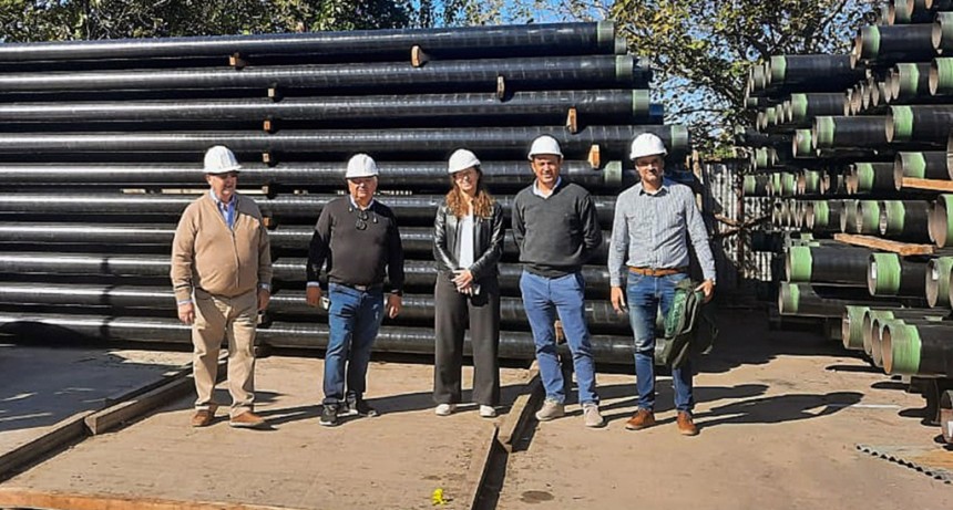 Entre Ríos: Autoridades provinciales visitaron las fábricas proveedoras de caños para el Gasoducto Productivo III