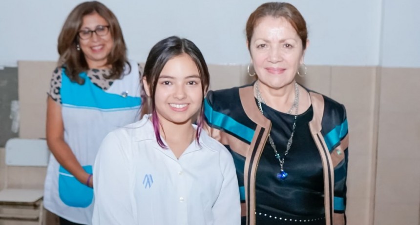 Pte. Perón: Blanca Cantero participó del acto en la Escuela Primaria N°13 