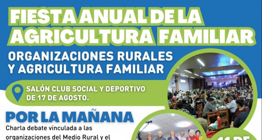 Puan: Se realizará la Fiesta Anual de la Agricultura Familiar
