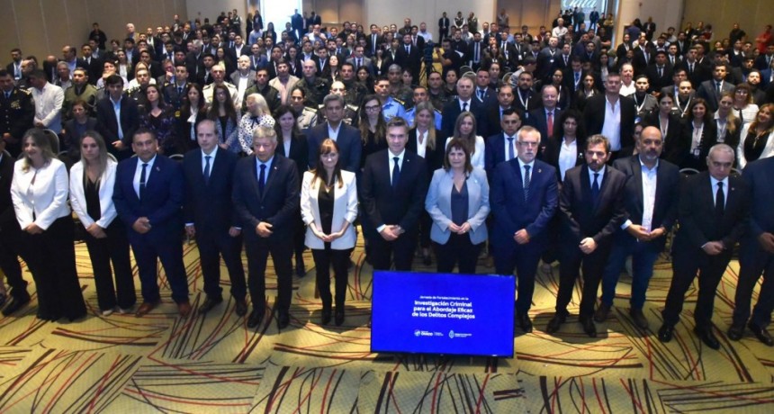 Chaco: Zdero junto a Bullrich dieron apertura a la jornada de fortalecimiento en la investigación criminal 