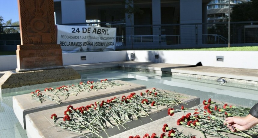 Vicente López: El Municipio conmemoró los 109 años del Genocidio Armenio
