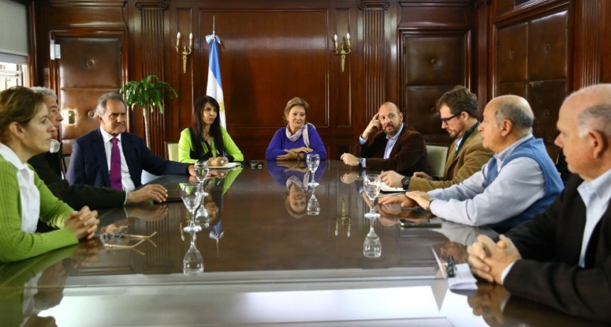 Scioli y Lamas recibieron a diputados y representantes del sector productivo de la Patagonia