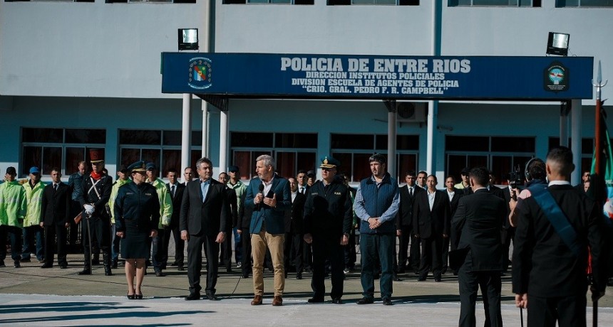Entre Ríos: Frigerio anunció la creación de la Carrera Administrativa en la Policía de la Provincia