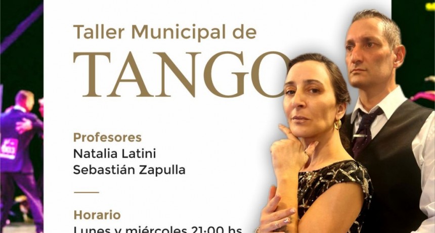 Azul: Comenzó la inscripción al Taller Municipal de Tango