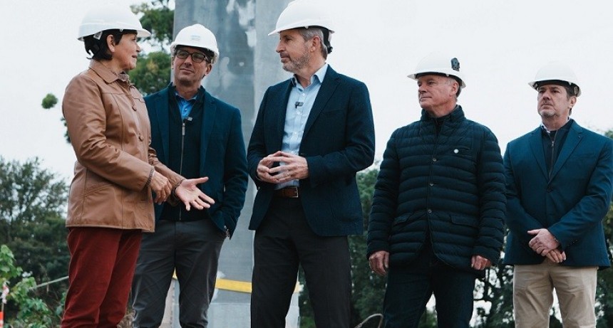 Entre Ríos: Frigerio recorrió la obra de la Estación Transformadora Gran Paraná