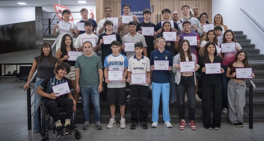 Campana: El Municipio fortaleci&oacute; el Programa de Becas Municipales de Alto Rendimiento Deportivo