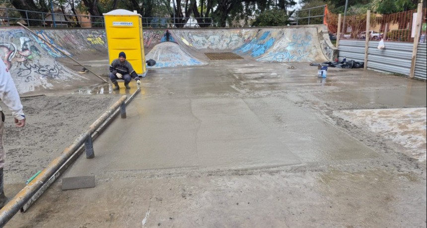 Escobar: Contin&uacute;a la renovaci&oacute;n integral del skatepark de &ldquo;El Campito&rdquo;