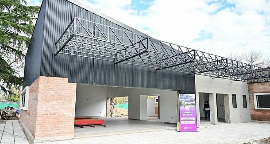 Escobar: Avanza la construcción del jardín de infantes y el nuevo centro cívico en Matheu