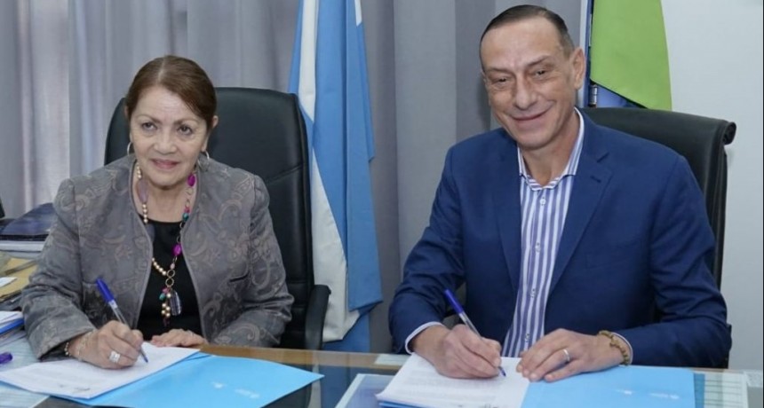 Pte. Perón: Cantero y Arrieta firmaron un convenio para pavimentar toda la Avenida 139 