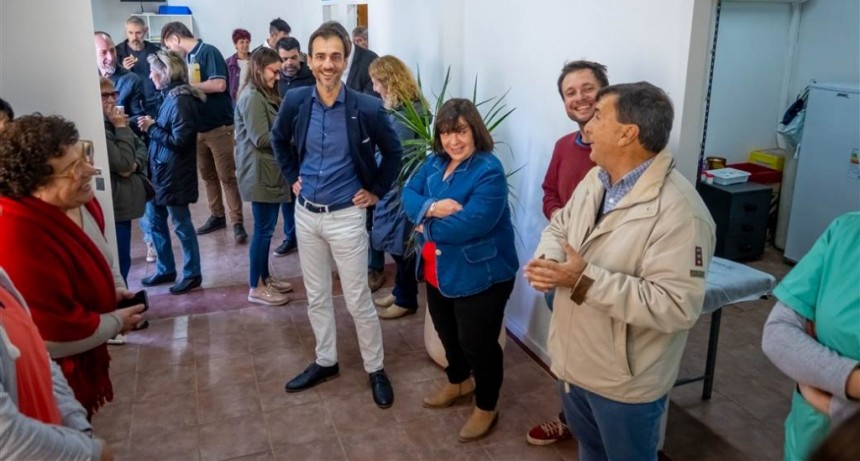 Junín: Petrecca inauguró la nueva posta sanitaria en barrio Almirante Brown