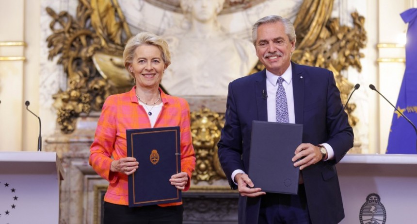 Alberto Fernández y Ursula von der Leyen destacaron la importancia del vínculo entre la Argentina y la Unión Europea