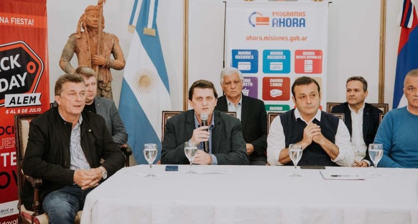 Misiones: El Gobernador presentó “Eldorado Te Conviene” y el “Black Friday” en Alem 
