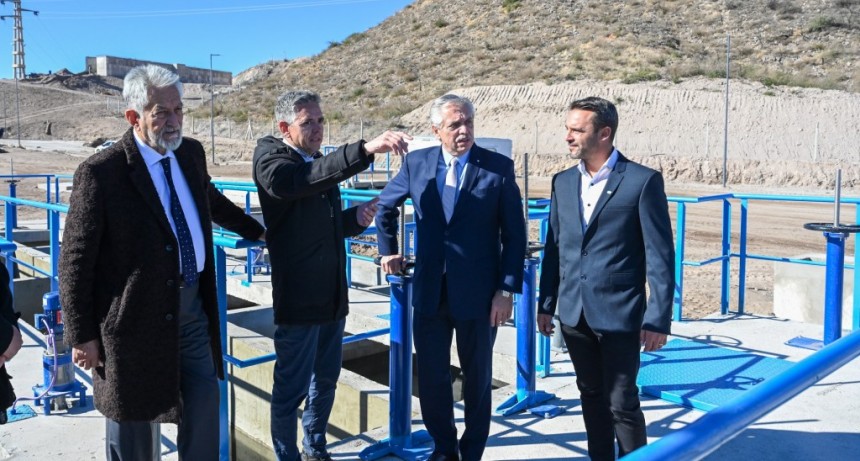 Alberto Fernández recorrió obras públicas del Gobierno nacional en San Luis