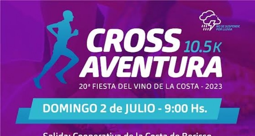 Berisso: Se viene una nueva edición de la Carrera de Cross Aventura de la Fiesta del Vino de la Costa