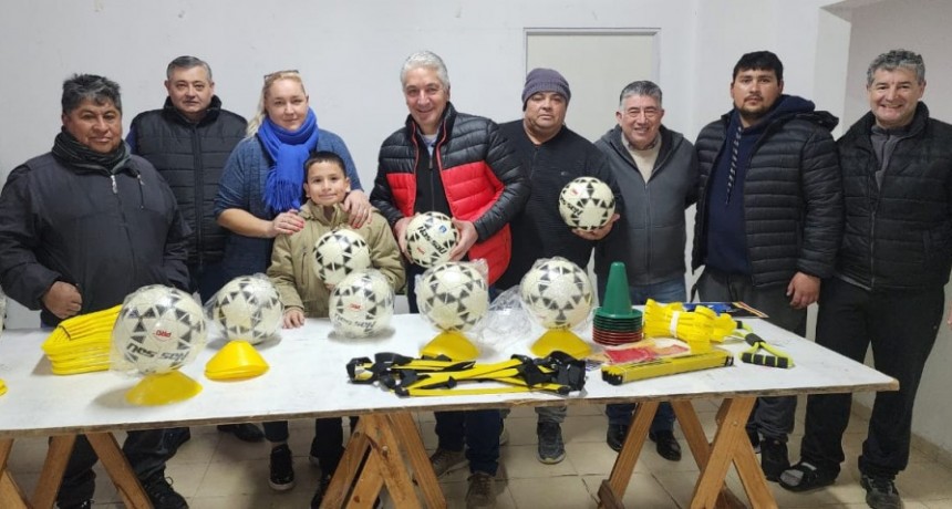 Patagones: Zara entregó elementos deportivos a distintas instituciones del distrito