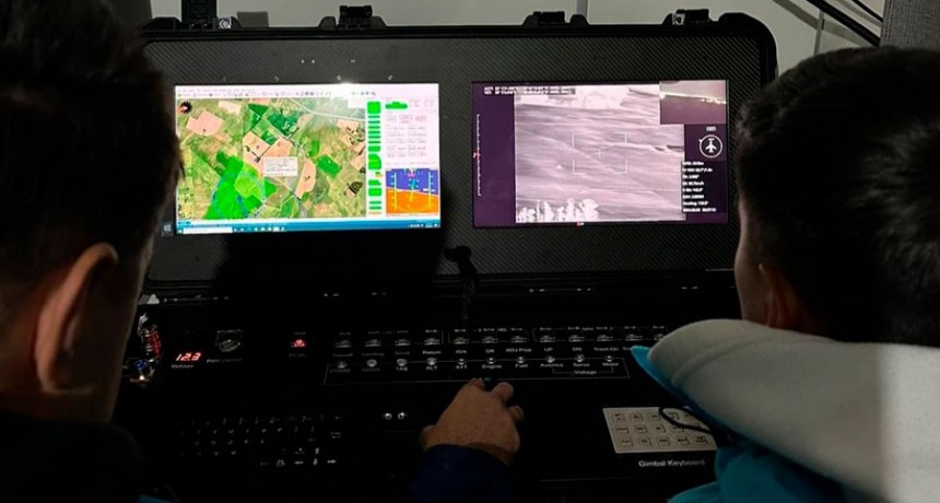 Cañuelas: Con drones, la Policía realizó un operativo de patrullaje aéreo en la zona rural del distrito