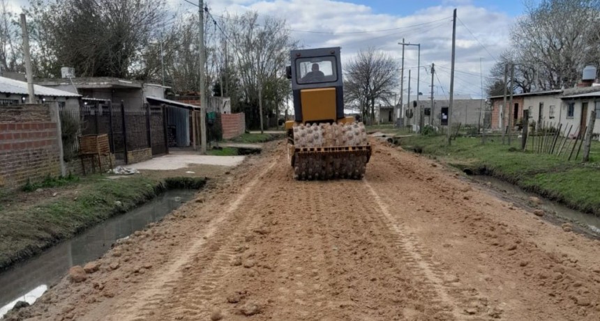 Pte. Perón: El Municipio avanza con el plan integral de mejoras en los barrios