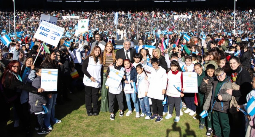 Avellaneda: Multitudinaria Promesa de Lealtad a la Bandera en el distrito