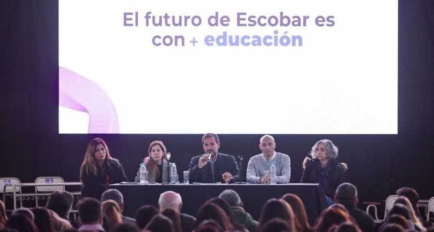 Escobar: Sujarchuk lanzó un plan de inversión educativa por más de $6.700 millones