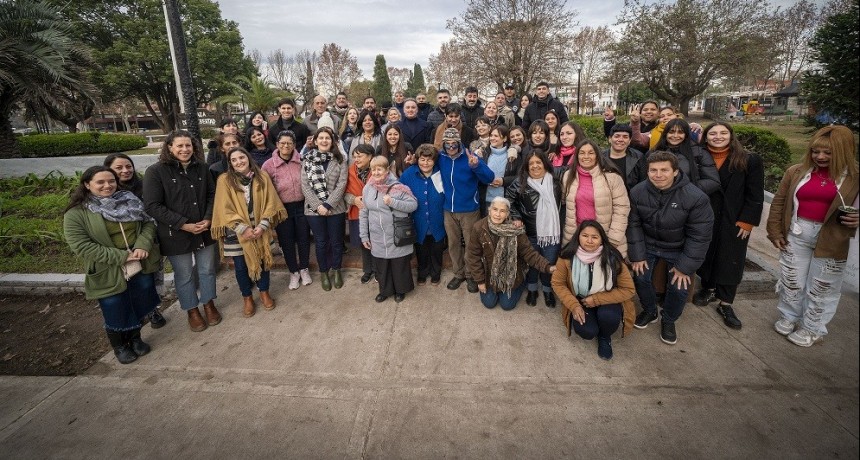 Moreno: La intendenta Fernández inauguró nuevas obras en Francisco Álvarez